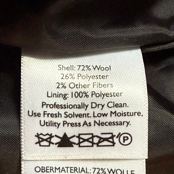 Eddie Bauer 6 Blue/Gray Plaid Wool Blend Fully Lined Short Skirt IMMACULATE - Picture 6 of 7